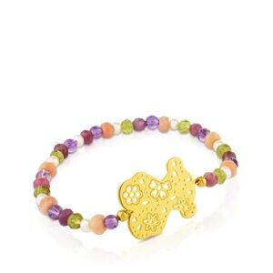 Authentic TOUS Sugar bracelet in vermeil silver
